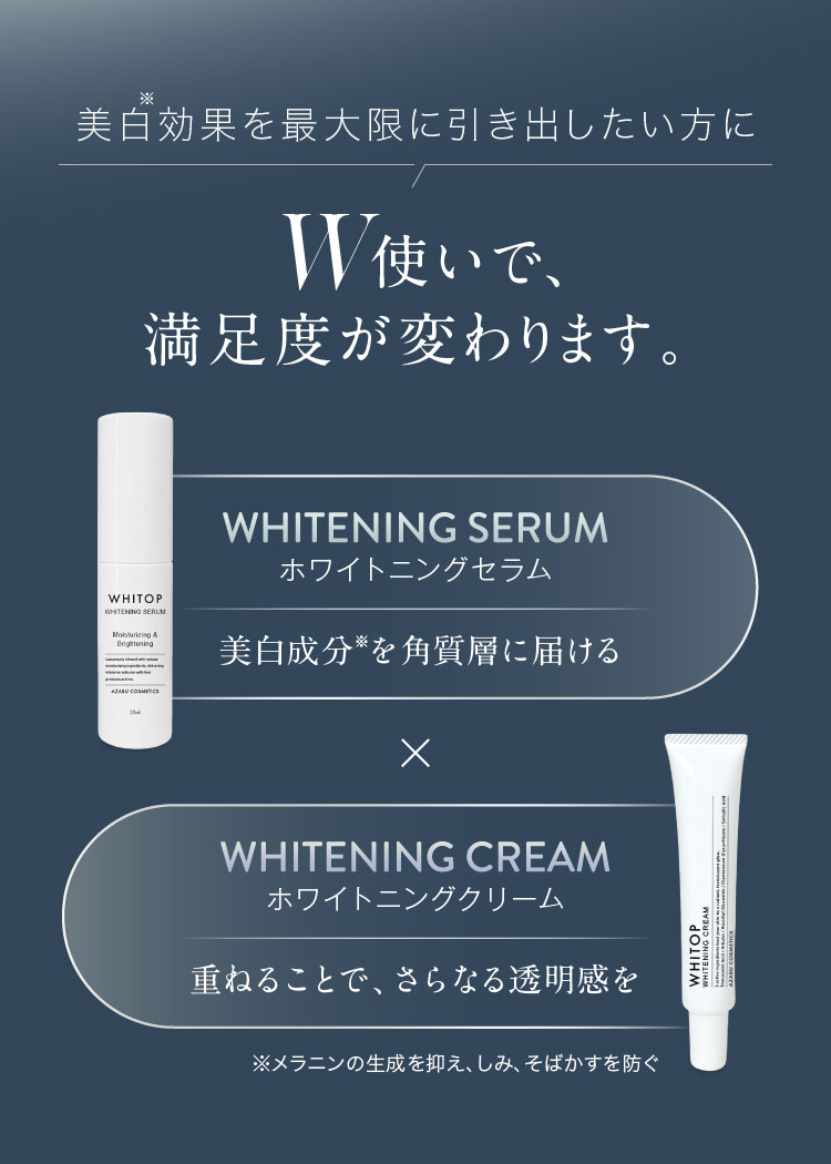薬用美白保湿美容液】 ホワイトップ セラム 30ml 人気TOP3の美白有効